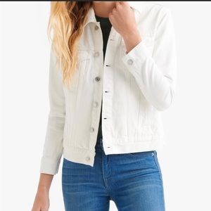 Lucky brand white denim jacket